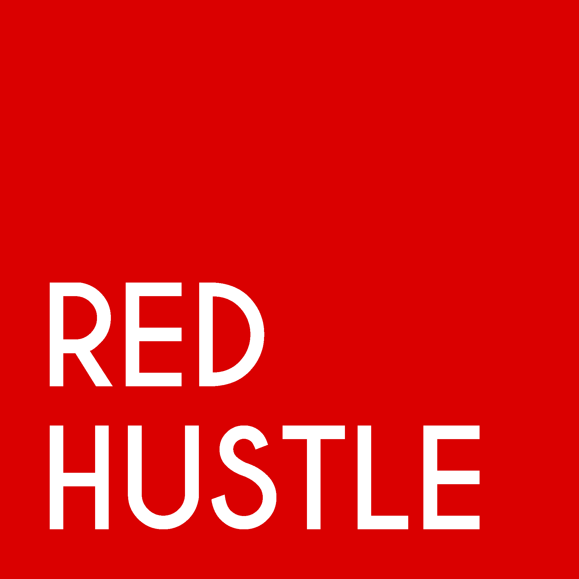 Red Hustle Logo Vector Logo